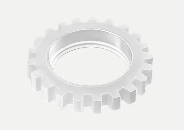 CNC milling PC gear ring parts for precision transmission systems