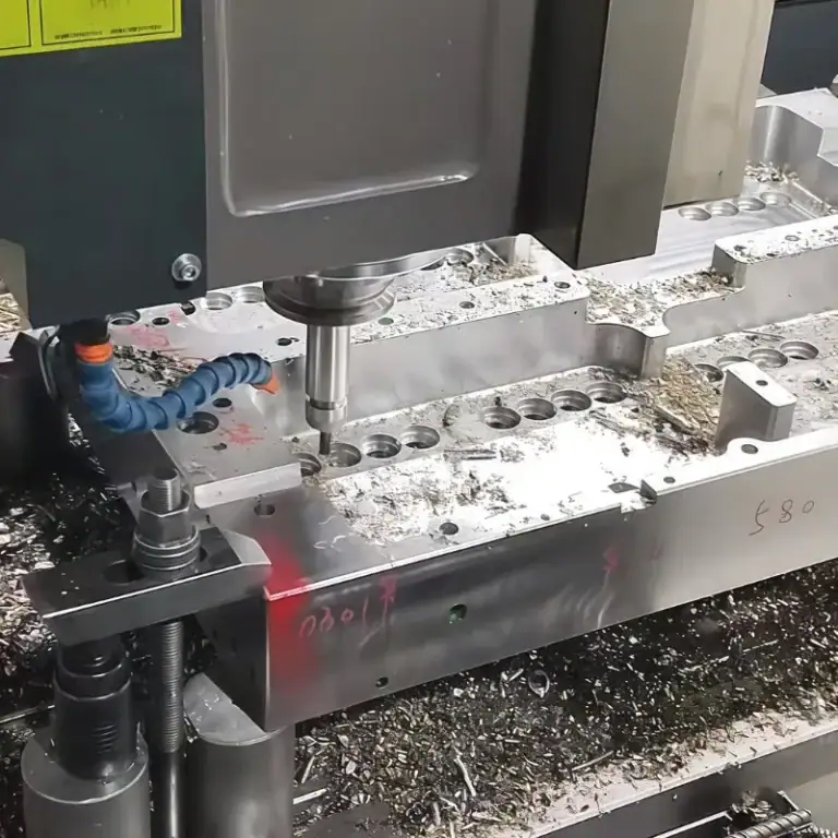 CNC rough machining of 316 stainless steel connector for electronic application