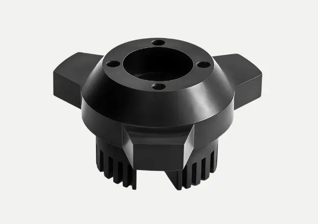 CNC turning ABS mechanical hub parts for industrial transmission systems