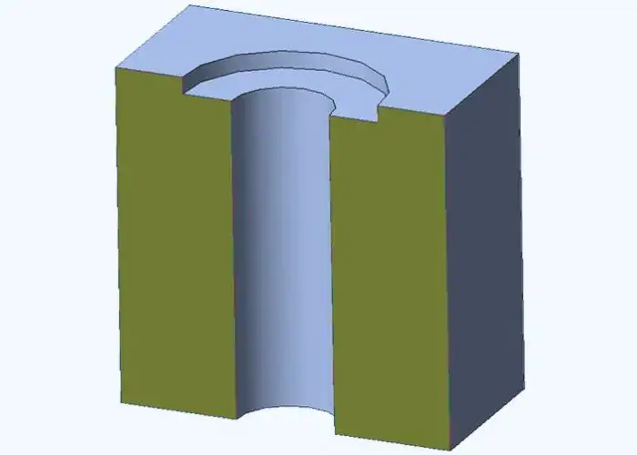 deep hole with high length to diameter ratio