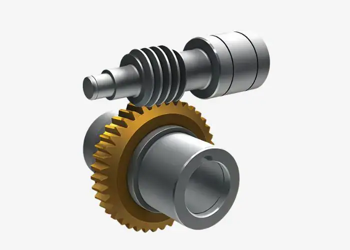 double helical gear with opposite angled teeth for high load transmission