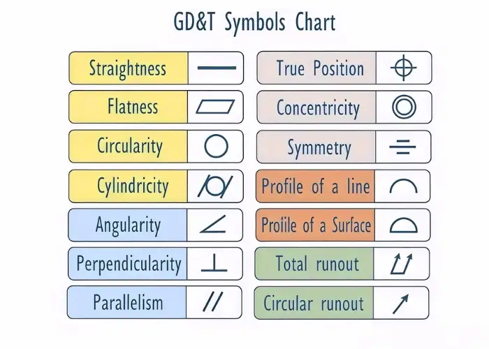 common gdt mistakes caused by incorrect use of symbols and tolerances