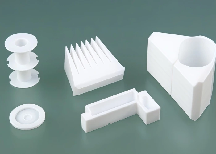 petg cnc machined plastic component with smooth surface