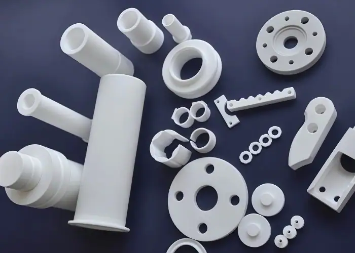 acetal pom cnc machined precision plastic parts and bushings