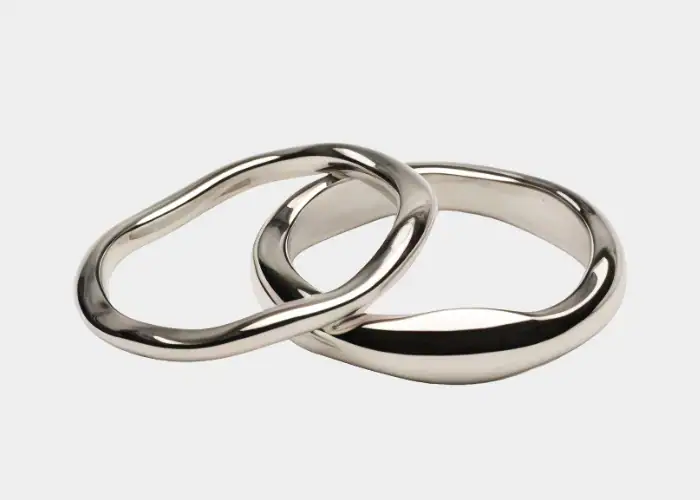 External ring fastener for securing parts in place