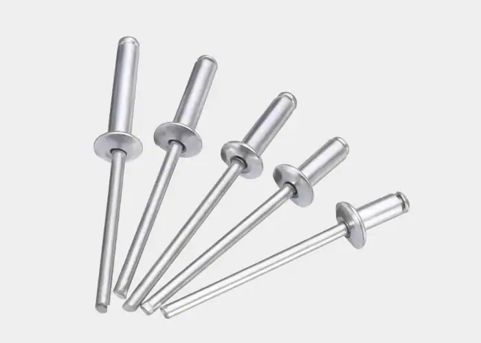 Aluminum rivet fastener for permanent joining