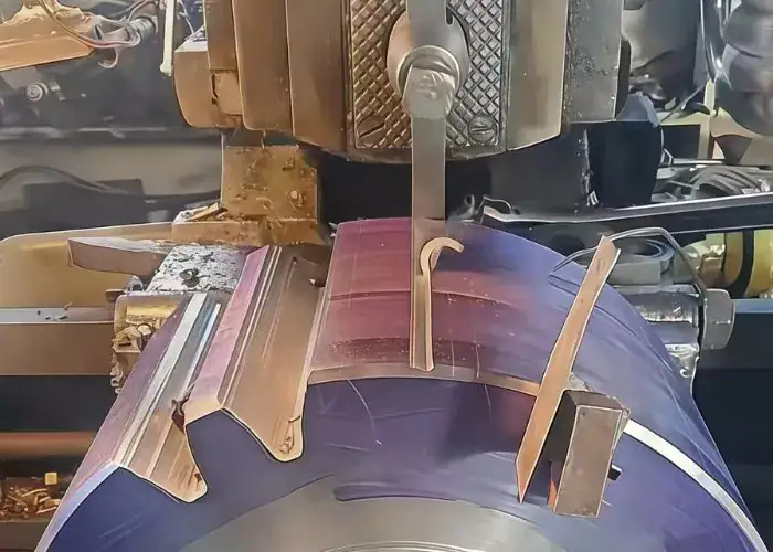 Shaper machining of an alloy steel gear part for the aerospace industry