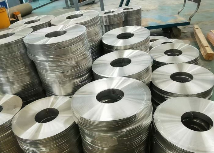 Stainless steel strip coils used as common raw materials for metal stamping production
