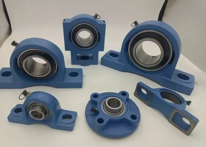 Bearing housing components that illustrate a typical application of step turning machining
