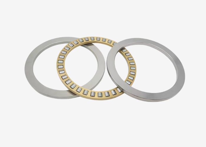Thrust roller bearing designed to support axial loads in mechanical systems