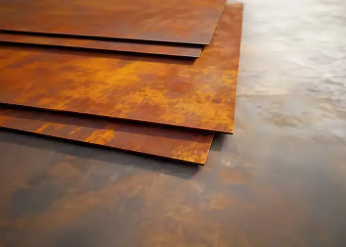 weathering steel material type for outdoor structural applications