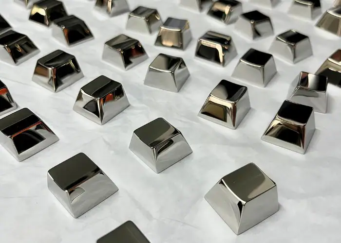 6061 aluminum mechanical keyboard keycap part display