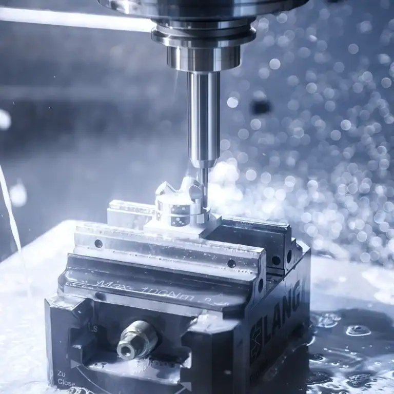 CNC milled 6063 aluminum electronic contact base