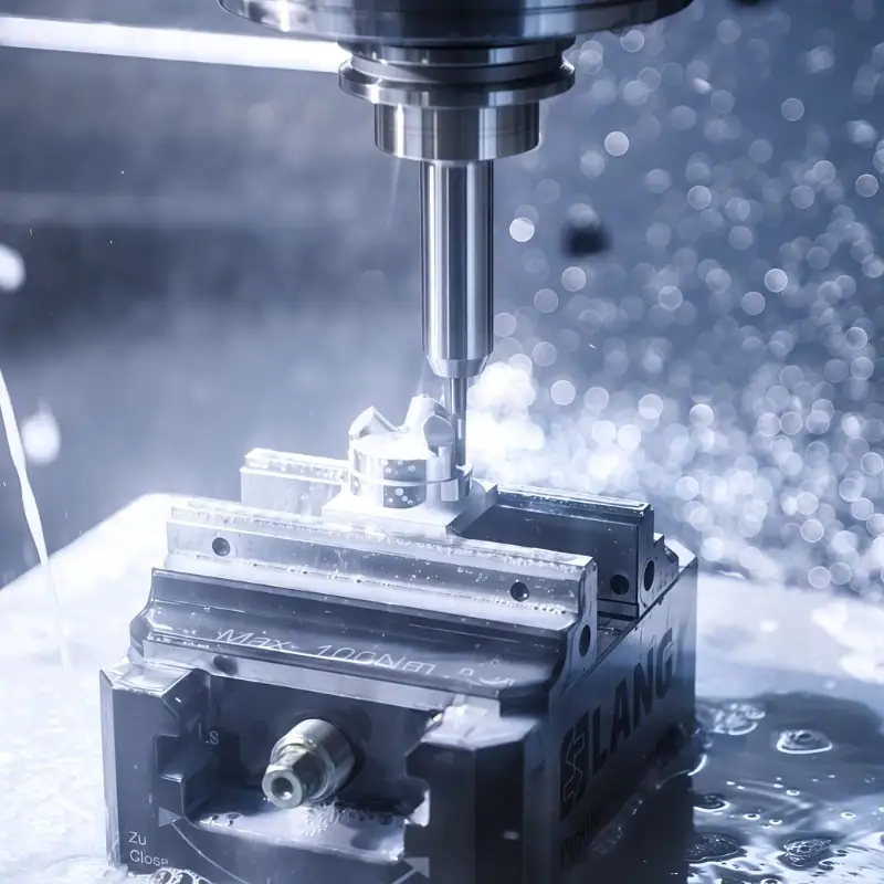 CNC milled 6063 aluminum electronic contact base