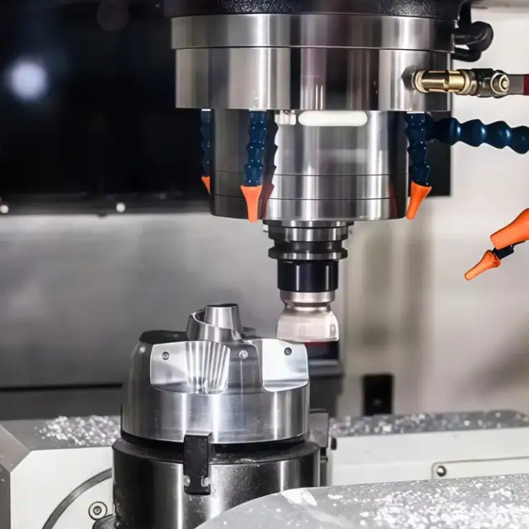 CNC milled 7075 aluminum connector for automation equipment