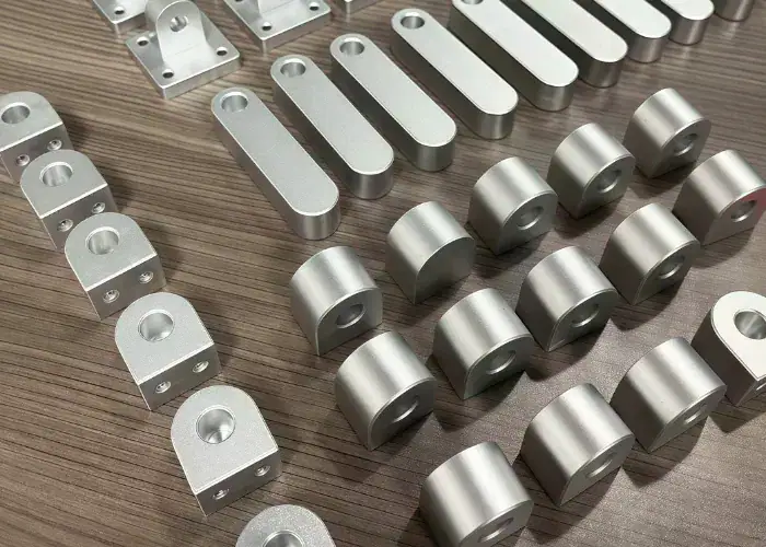 Finished CNC machined 6061 aluminum precision part for the robotics industry