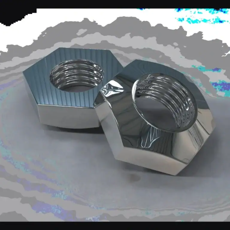 Hex nut standard internal thread fastener