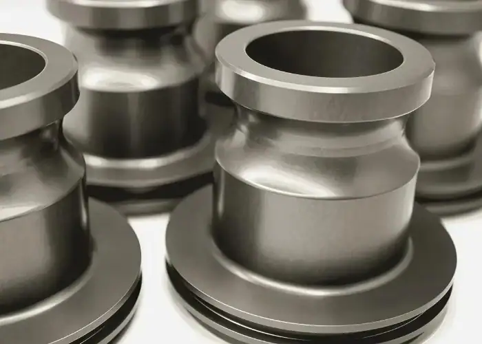 Type 3 anodized 6061 aluminum automotive part with hardcoat surface finish