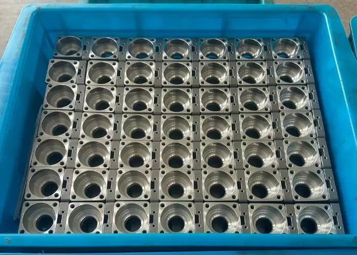Type III anodized aluminum valve body