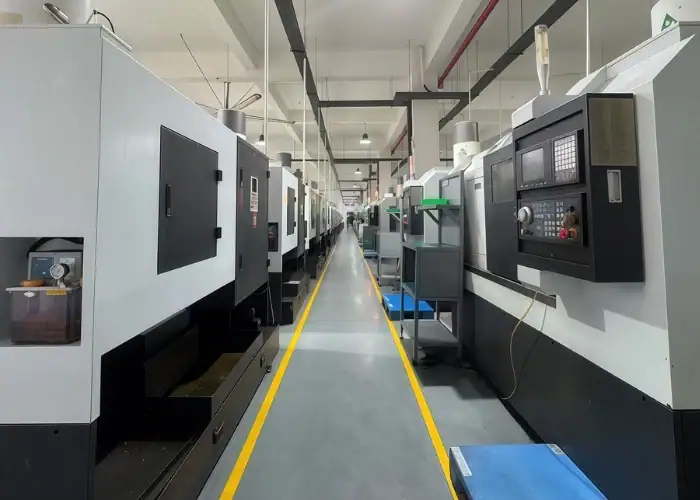 3-axis and 5-axis CNC machining workshop for precision custom part manufacturing