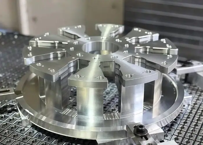 Ronde schijf van 7075 aluminium voor precisie-CNC-bewerking en werkstukbevestigingstoepassingen.