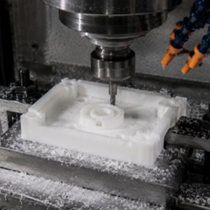 CNC machining of plastic square parts