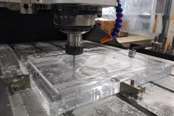 CNC acrylic processing site