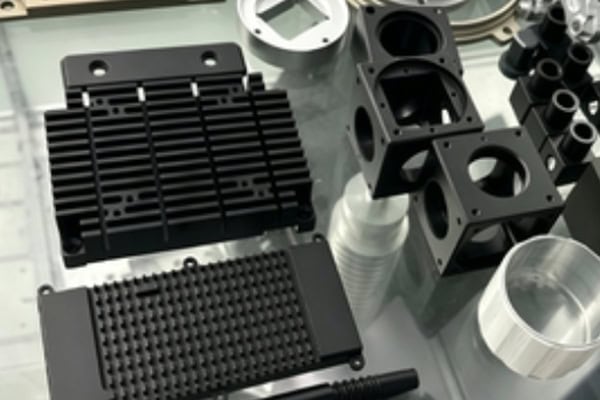 CNC machined plastic finished product display