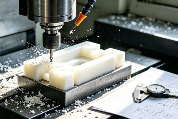 CNC machining process of plastic parts