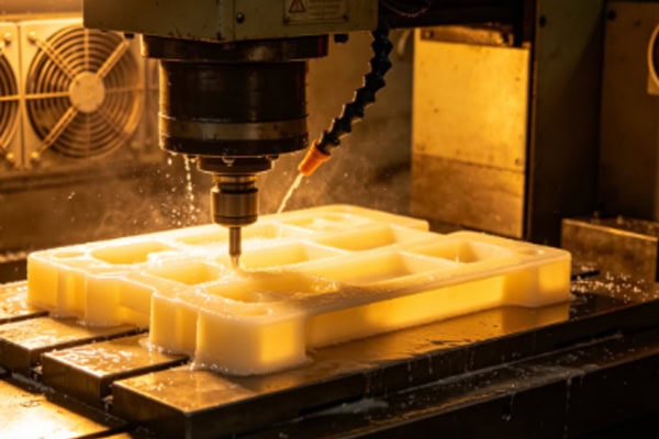 CNC machining site for plastic parts