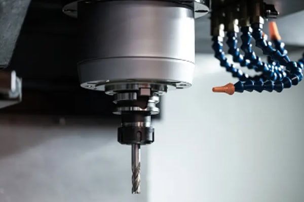 CNC milling machines in modern metal processing plants
