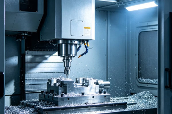 This is a picture of a high-performance CNC milling machine.