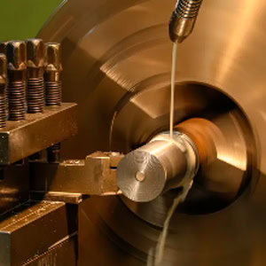 CNC turning process diagram