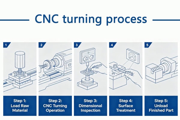 عملية تحول CNC