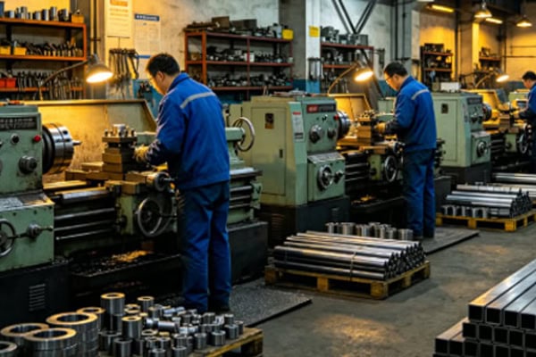 Car machining production