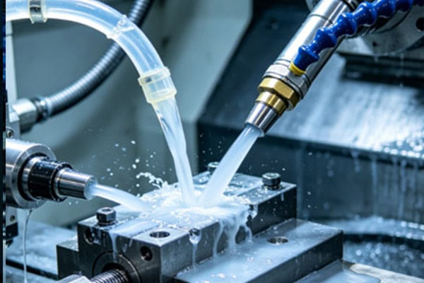 This is a scene image of a liquid cooling system.