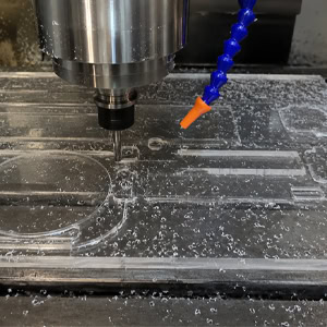 Acrylic CNC machining site