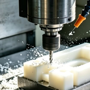 CNC machining process of plastic parts