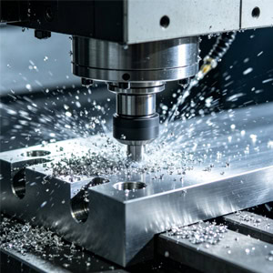 This is a picture of a CNC milling machining scene.