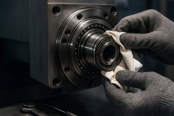 Maintenance of turning equipment