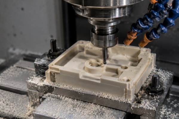 PEEK plastic parts CNC machining site