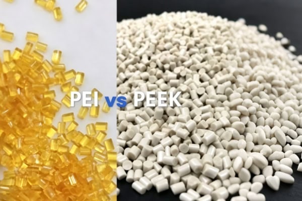 PEI and PEEK raw material granules for CNC machining