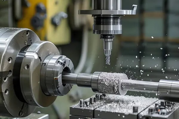Precision machining close-up
