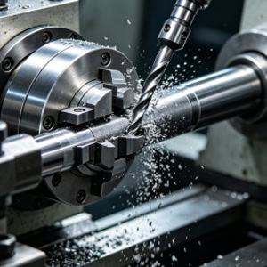 Turning parameters affect surface roughness