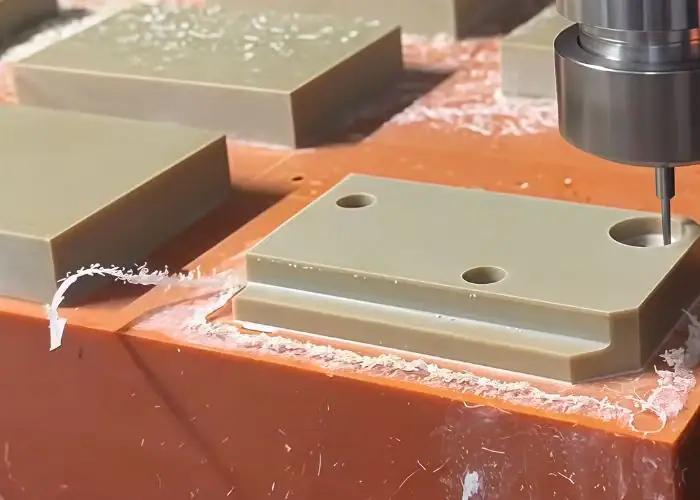 CNC Milled PEEK Electronic Device Components