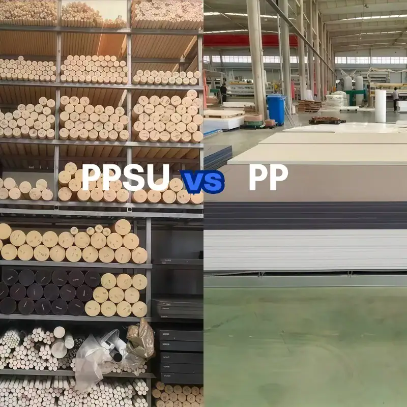 Food-Contact Grade PPSU Rods vs General-Purpose PP Sheets and Rods