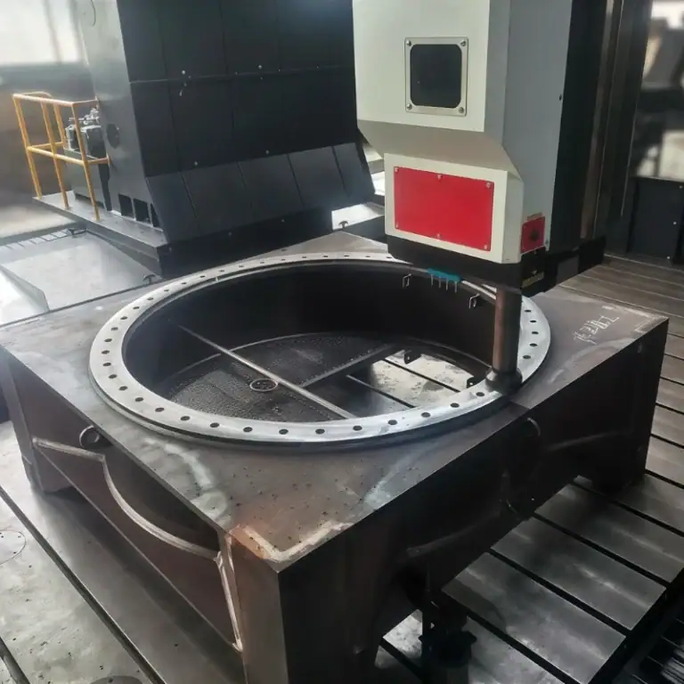 Large gantry CNC boring and milling machine for rough machining of large shell parts