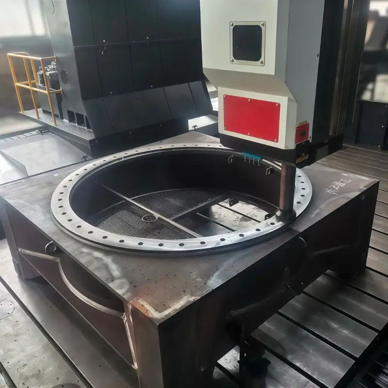 Large gantry CNC boring and milling machine for rough machining of large shell parts