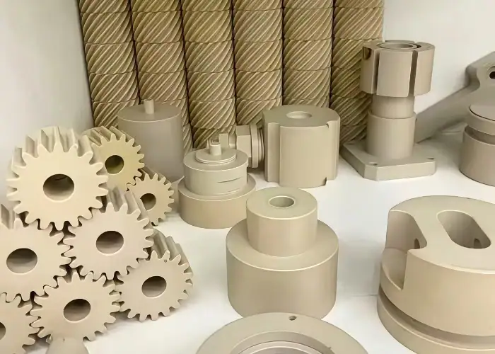 PEEK Gears and Cylindrical Components