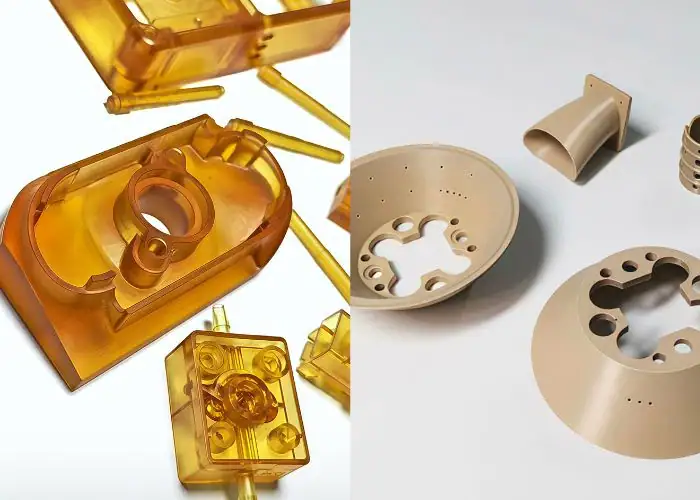 PEEK vs PEI CNC Machined Parts Comparison